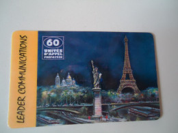 FRANCE   CARDS  LEADER   WORLD HERITAGES   USA PARIS - Unclassified