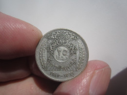 1947 SYRIA 25 PIASTRES SILVER - Siria