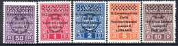 1751. ITALY,SLOVENIA, LUBIANA 1941 SASS. 6-10  MH - Ljubljana