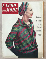 L' Écho De La Mode N° 25 - 1958 - Moda