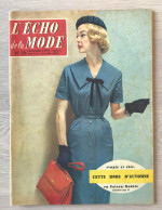 L' Écho De La Mode N° 36 - 1957 - Moda