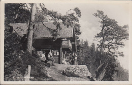 Austria - 5450 Werfen - Eisriesenwelt - Hütte - Rast - Wanderer -  Nice Stamp (50er Jahre) - Werfen