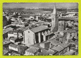 11 En Avion Au Dessus De CAPENDU N°3 Vue Générale Et L'Eglise VOIR ZOOM Linge étendu VOIR DOS - Capendu