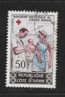COTE D'IVOIRE 1964   CROIX-ROUGE   YVERT N°224 OBLITERE - Côte D'Ivoire (1960-...)