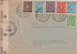 Allemagne Zone AAS Lettre Censurée Ruppichteroth Pour Les Pays Bas 1947 - Lettres & Documents