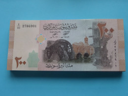 200 ( Two Hundred ) Syrian Pounds > 2021 > Central Bank Of Syria ( For Grade, Please See Photo ) UNC ! - Syrië