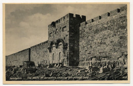 CPA - JERUSALEM (Israël) - Sous Les Murs De Jérusalem, La Porte Dorée - Israel