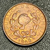 1 Centavo, Colombia, 1969 - Colombie