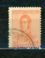 ARGENTINE : SAN MARTIN - N° Yvert 233 Obli. - Used Stamps
