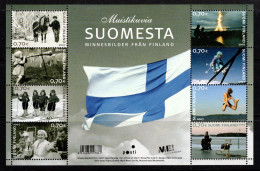 2007 Finland, Independence, 90th Anniversary Miniature Sheet Photographs MUH - Blocs-feuillets