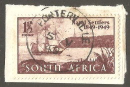 South Africa. PORTERVILLE 1949 Skeleton Postmark. - Used Stamps