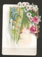 Découpis Gaufrée Fleurs Année 1900 - Fleurs