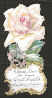 Découpis Gaufrée Chicorée Du Docteur Lervilles Année 1900 - Blumen