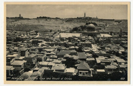 CPA - JERUSALEM (Israël) - Vue Générale Et Le Mont Des Oliviers - Israele