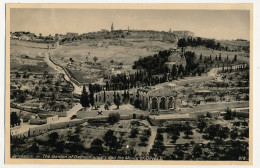 CPA - JERUSALEM (Israël) - Le Jardin De Gethsemani Et Le Mont Des Oliviers - Israel