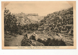 CPA - JERUSALEM (Israël) - Vallée De Kidron Et Siloa - Israel