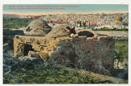 CPA - JERUSALEM (Israël) - Ruines Sur Le Lieu Ou Christ Prédit La Ruine De Jérusalem - Israele