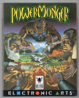 POWER MONGER POWERMONGER PC 3.5" BIG BOX ITALIANO 1990  BULLFROG EA VGA 256 COLOR. USATO - PC-Games