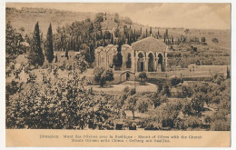 CPA - JERUSALEM (Israël) - Mont Des Oliviers Avec La Basilique - Israele