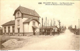 51 - SILLERY - La Nouvelle Gare, (Route De Reims Et De La Pompelle) - Sillery