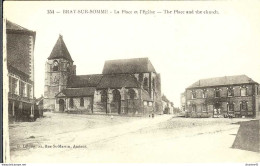 80 - BRAY-SUR-SOMME - La Place Et L' Eglise - Bray Sur Somme