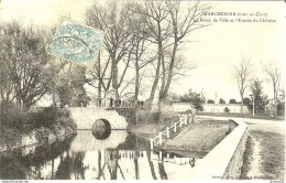 41 - MARCHENOIR -  Le Fossé De Ville Et L'Entrée Du Château - Marchenoir