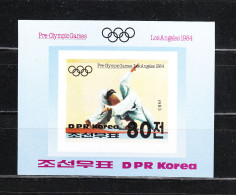 Korea Nord  - 1983. Judo  Alle  Olimpiadi Di Los Angeles '84. Bl Imperforated MNH - Judo