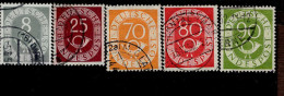 Bund 127 - 138 Ex Posthorn Used Gestempelt (2) - Gebraucht