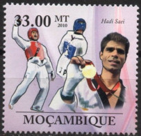 MOZAMBIQUE 2010 - 1v - MNH - Taekwondo - Hadi Saei - Iran - Martial Arts - Sport - Iranian - Non Classificati