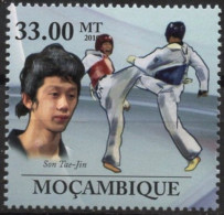 MOZAMBIQUE 2010 - 1v - MNH - Taekwondo - Son Tae-jin - South Korea - Martial Arts - Sport - South Korean - Non Classificati
