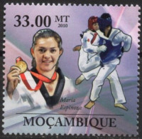 MOZAMBIQUE 2010 - 1v - MNH - Taekwondo - María Espinoza - Mexico - Martial Arts - Sport - Mexique - Non Classificati