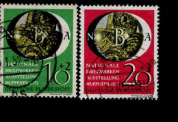 Bund 141 - 142 Briefmarkenausstellung Wuppertal  Used Gestempelt (1) - Gebraucht