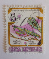 Ceska Republika, Year 1995, Cancelled; Insects - Gebruikt