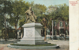 Longfellow's Statue, Portland, Maine - Portland