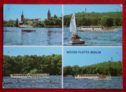 AK Weisse Flotte Berlin Segelschiff VEB Bild Und Heimat Deutschland DDR Gelaufen Used Postcard A84 - Weissensee
