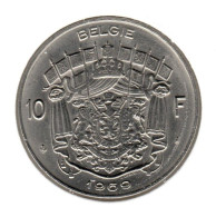 BELGIE - 10 FRANK 1969 - NEDERLANDS - PR - 10 Francs