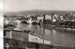 BOURG DE PEAGE VUE SUR L'ISERE ET LA VILLE AU FOND LES MONTS DU ROYANS 1955 CPSM 10X15 TBE - Bourg-de-Péage