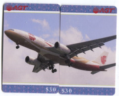 Télécartes AGT - Puzzle De 2 Télécartes - Avion - Rompecabezas
