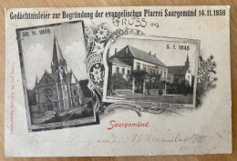 Sarreguemines Saargemünd 1906 Gedächtnisfeier Begründung Evangelischen Pfarrei 14 11 1856 Eglise Kirche - Sarreguemines