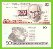 BRAZIL 50 CRUZEIROS 1990 P-223  UNC - Brésil