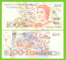 BRAZIL 100 CRUZEIROS 1990 P-228  UNC - Brésil