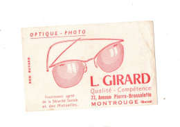 Buvard  L Girard  Optique Photo  Fournisseur Agréé De La SS Et Des Mutuelles 77 Ave Pierre Brossolette Montrouge  Seine - O