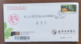 China 2020 Benxi Post Fighting COVID-19 Novel Coronavirus Pneumonia S11 Stamps Issue Commemorative PMK 1st Day Used - Maladies