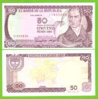 COLOMBIA 50 PESOS 1986 P-425b  UNC - Kolumbien