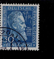 Bund 147 Wilhelm Röntgen Gestempelt / Used (3) - Gebraucht