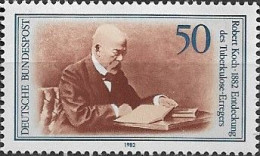 WEST GERMANY (BRD) - CENTENARY OF THE DISCOVERY OF TUBERCULE BACILLUS BY ROBERT KOCH 1982 - MNH - Maladies