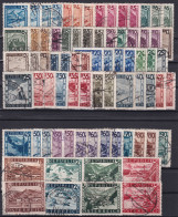 AUSTRIA 1945 - Canceled - ANK 738-774 Including All Sub Numbers Except 756c!  - Oblitérés