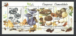 Romania 1994. Mushrooms Nice Sheet, Used - Usado