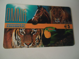 FRANCE  CARDS  USED   ANIMALS  HORSES LION  TIGER  BIRDS PARROTS  2  SCAN - Parrots