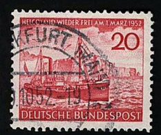 1952 Helgoland  Michel DE 152 Stamp Number DE 690 Yvert Et Tellier DE 37 Stanley Gibbons DE 1078 Used - Gebraucht